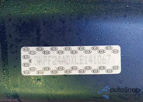 2020 Kia Forte Lxs из США, поврежденный, VIN 3KPF24ADXLE141067